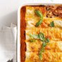Vegie cannelloni with pink sauce