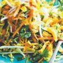 Vietnamese salad with crunchy noodles