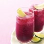 Vodka with pomegranate and lime