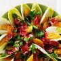 Warm witlof, prosciutto and orange salad