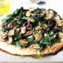 Wild-mushroom pizza