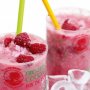 Young coconut & berry slushies