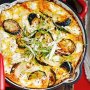 Zucchini and potato tortilla