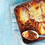 Chargrilled eggplant and tomato bake