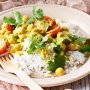 Chickpea & spinach curry