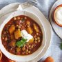 Pumpkin and chickpea curry