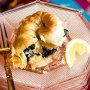 Silverbeet and fetta filo pies