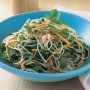 Angel hair pasta with watercress and carrot