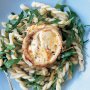 Pasta with lemon and goats cheese