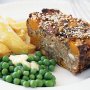 Pumpkin and leek nut roast