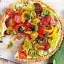 Tomato and goats cheese tart