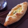 Feta and spinach pide