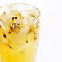 Pineapple and passionfruit soda