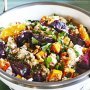 Quinoa salad with beetroot, pumpkin & persian feta