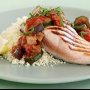 Salmon with vegetable couscous