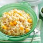 Spicy pumpkin microwave risotto