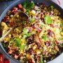 Cranberry, chorizo and orange couscous salad