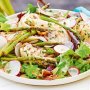 Chargrilled fennel and asparagus salad