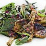 Spiced lamb cutlet salad with Thai dressing