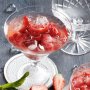 Strawberry and gin cocktail