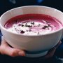 Baked beetroot and apple soup