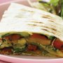 Chargrilled vegetable and pesto ricotta quesadillas