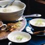 Fennel and apple soup with fennel seed toast