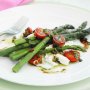 Asparagus and mozzarella salad