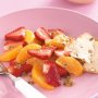 Orange, strawberry and passionfruit salad