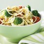 Broccoli, ricotta and roasted tomato linguine