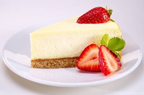 Готовим Desserts Cheesecake with strawberries